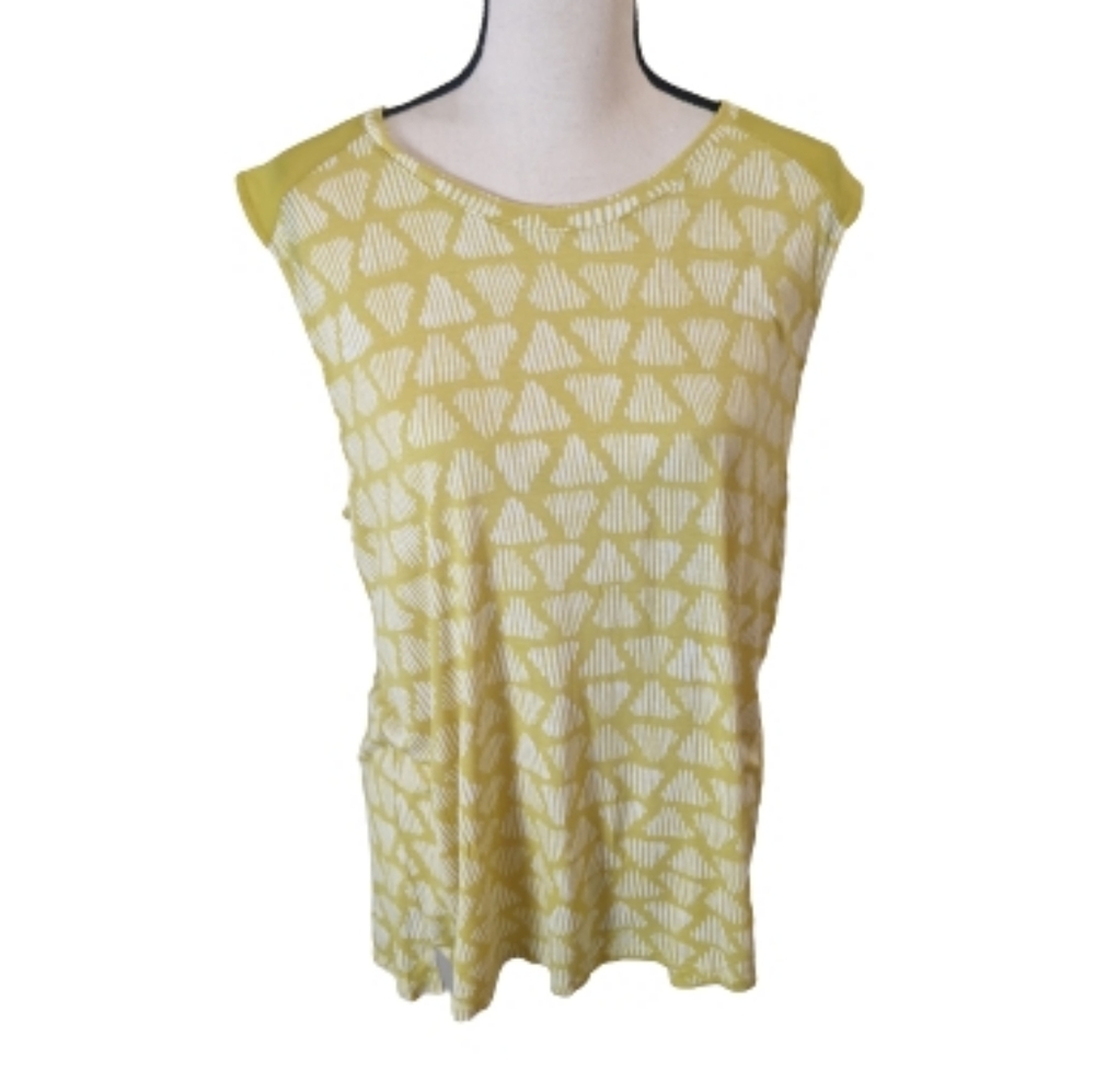 🌟Loft Outlet Yellow Sleeveless Lightweight Blouse